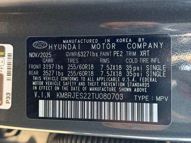 2026 Hyundai Palisade XRT Pro