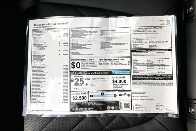 2026 BMW X5 sDrive40i