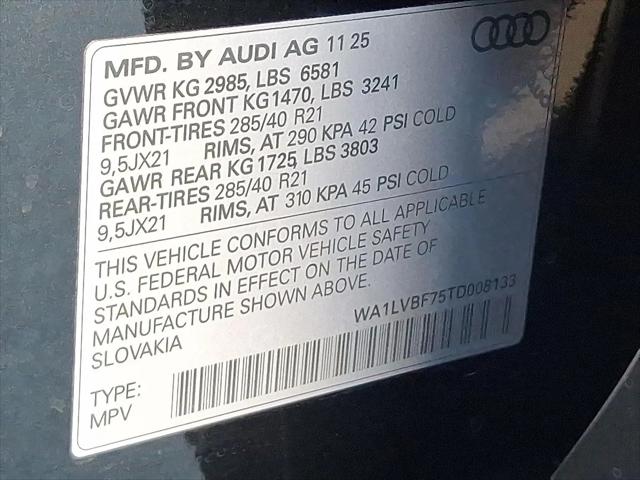 2026 Audi Q7 Premium Plus TFSI quattro tiptronic