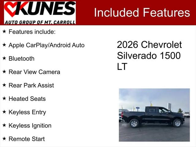 2026 Chevrolet Silverado 1500 4WD Crew Cab Standard Bed LT