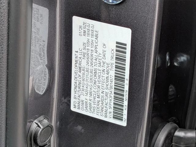 2026 Honda Ridgeline RTL