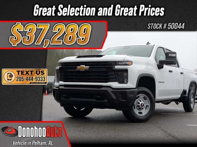 2024 Chevrolet Silverado 2500HD 4WD Crew Cab Standard Bed Work Truck for sale in Pelham, AL