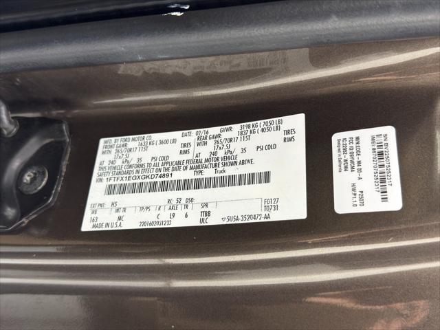 2016 Ford F-150 XLT
