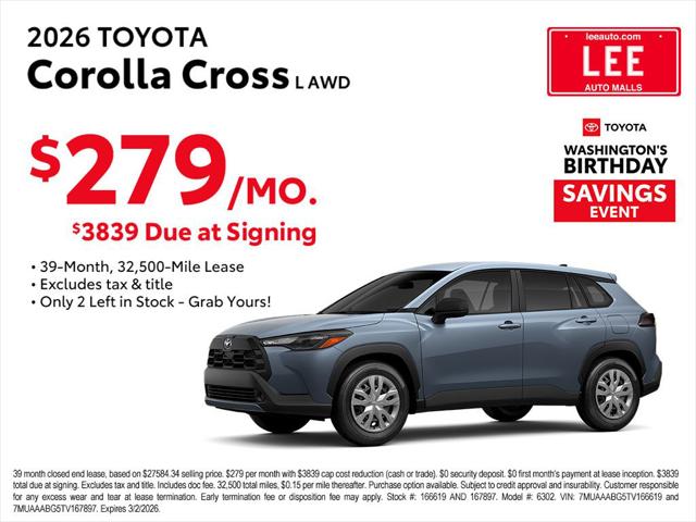 2026 Toyota Corolla Cross XLE