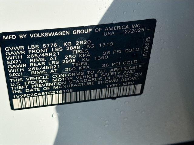 2026 Volkswagen Atlas Cross Sport SEL Premium R-Line
