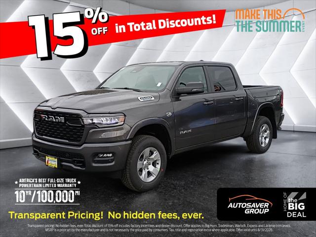 2026 Ram 1500 Big Horn Crew Cab 4x4 5'7" Box for sale in Littleton, NH
