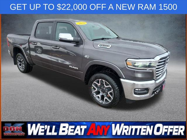 2026 RAM Ram 1500 RAM 1500 LARAMIE CREW CAB 4X4 57 BOX
