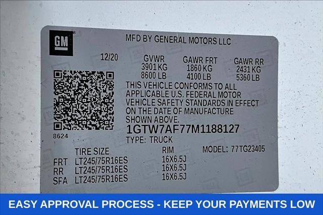 2021 GMC Savana Cargo RWD 2500 Regular Wheelbase Work Van