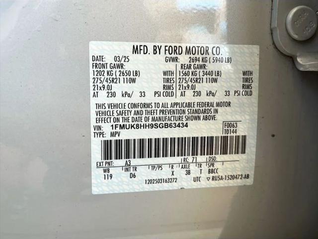 2025 Ford Explorer Platinum