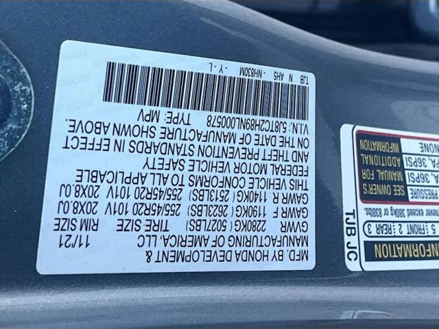 2022 Acura RDX A-SPEC Advance Package