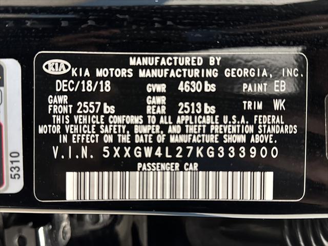 2019 Kia Optima SX Turbo
