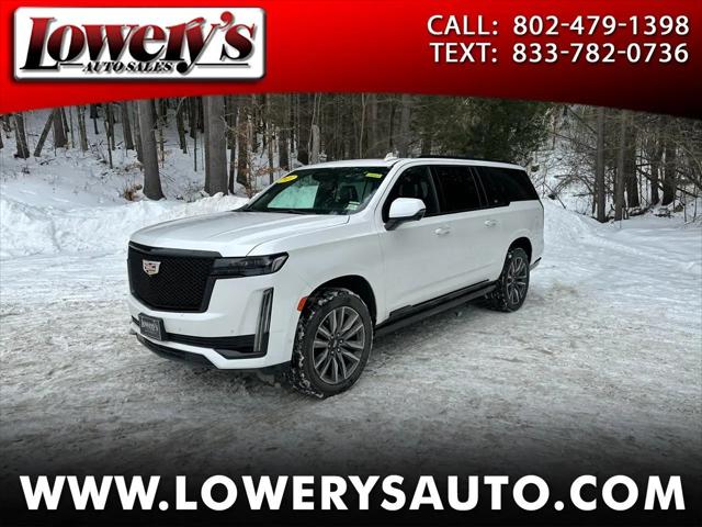 2021 Cadillac Escalade ESV 4WD Sport for sale in South Barre, VT