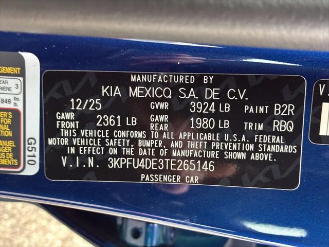 2026 Kia K4 EX