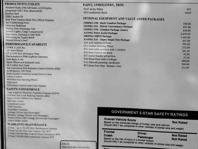 2026 Mercedes-Benz Sprinter 3500XD High Roof 4-Cyl Diesel HO