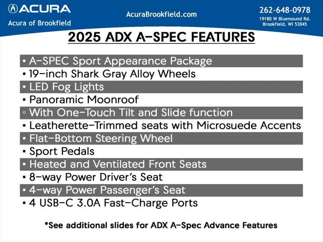 2026 Acura ADX A-Spec with Advance