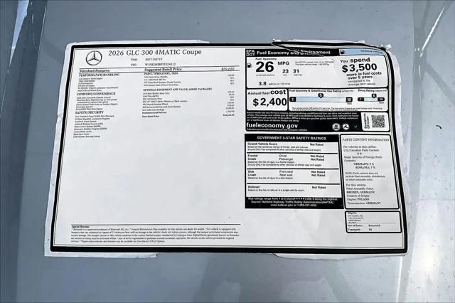 2026 Mercedes-Benz GLC 4MATIC Coupe