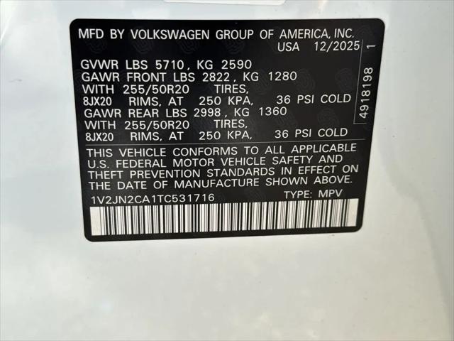 2026 Volkswagen Atlas SE with Technology