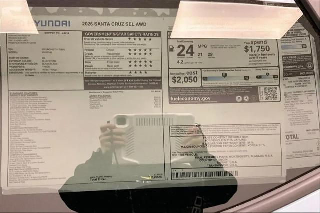 2026 Hyundai Santa Cruz SEL