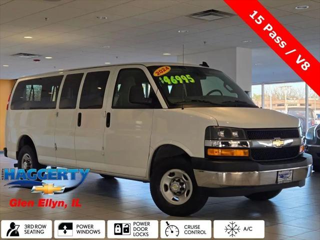 2024 Chevrolet Express Passenger RWD 3500 Extended Wheelbase LT for sale in Glen Ellyn, IL