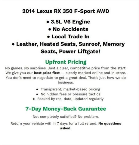 2014 Lexus RX 350 F Sport