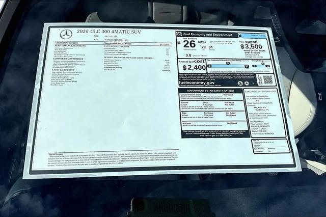2026 Mercedes-Benz GLC GLC 300