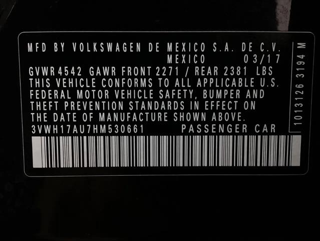 2017 Volkswagen Golf Alltrack TSI S