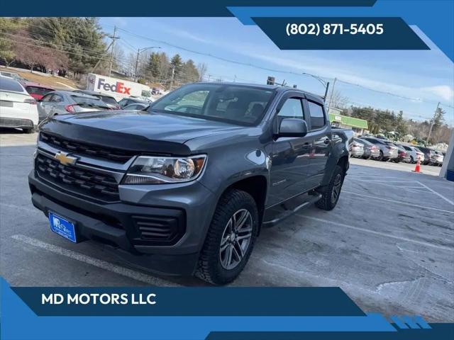2021 Chevrolet Colorado 4WD Crew Cab Short Box WT for sale in Williston, VT