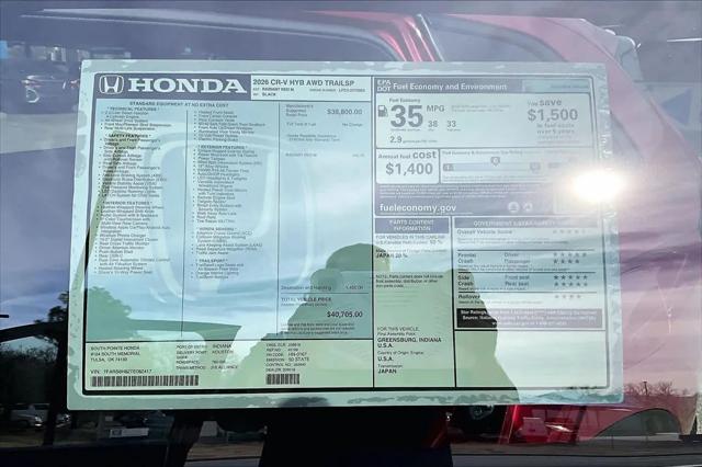 2026 Honda CR-V Hybrid AWD TrailSport