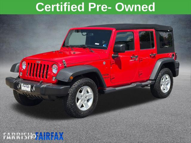 2016 Jeep Wrangler Unlimited Sport for sale in Fairfax, VA