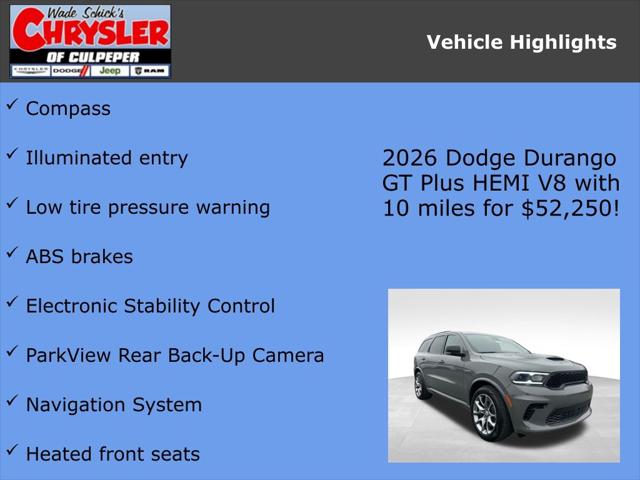 2026 Dodge Durango GT Plus HEMI V8