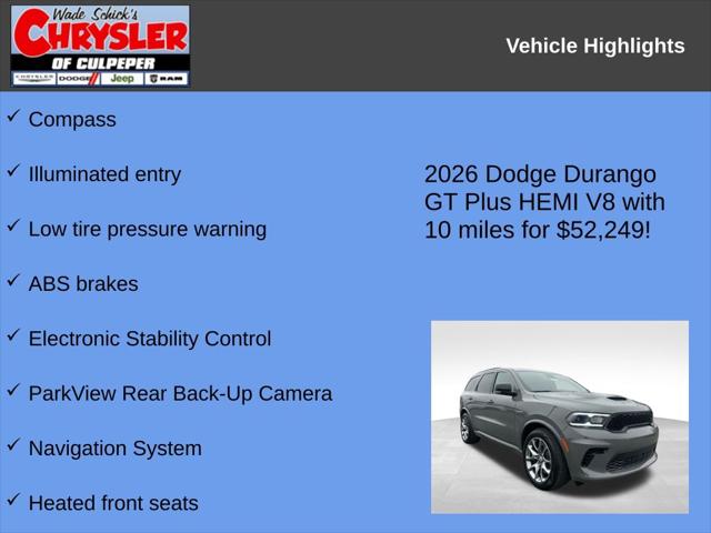 2026 Dodge Durango GT Plus HEMI V8