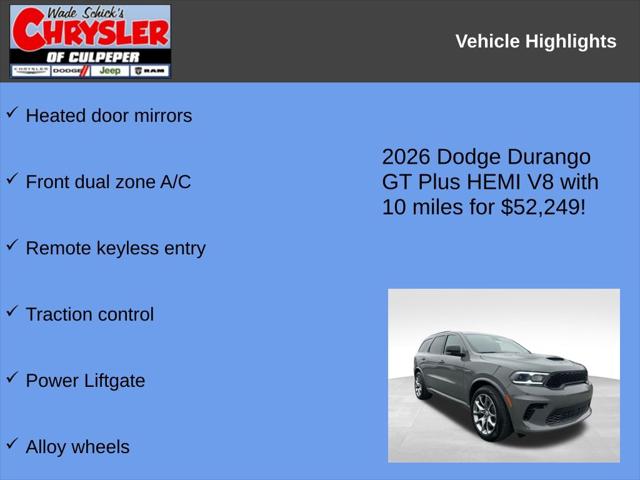 2026 Dodge Durango GT Plus HEMI V8