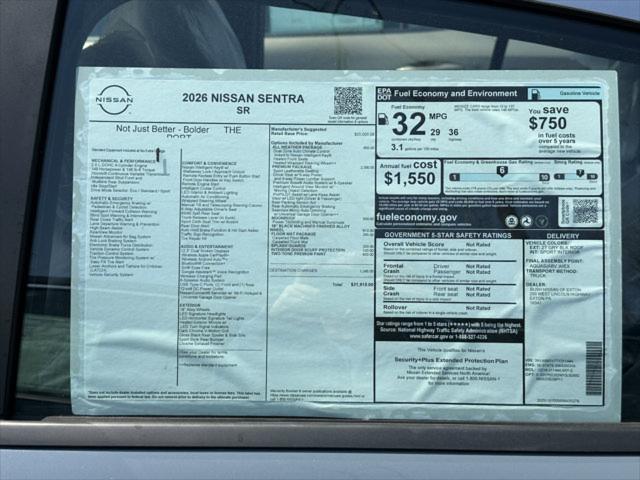 2026 Nissan Sentra SR