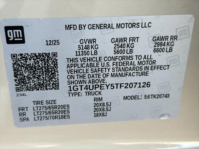 2026 GMC Sierra 2500HD Crew Cab, Standard Bed, AT4, 4WD