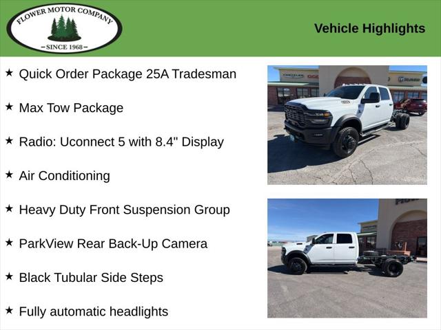 2026 RAM Ram 5500 Chassis Cab RAM 5500 TRADESMAN CHASSIS CREW CAB 4X4 60 CA