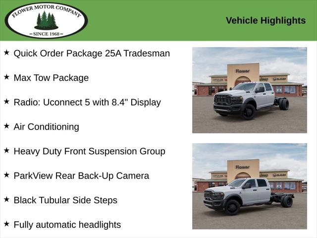 2026 RAM Ram 5500 Chassis Cab RAM 5500 TRADESMAN CHASSIS CREW CAB 4X4 60 CA
