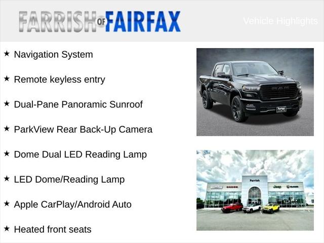 2026 RAM 1500 RAM 1500 LARAMIE CREW CAB 4X4 57 BOX