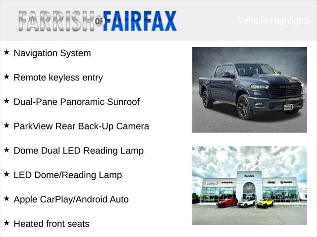 2026 RAM 1500 RAM 1500 LARAMIE CREW CAB 4X4 57 BOX