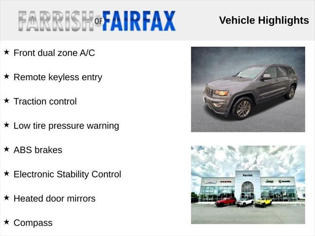 2016 Jeep Grand Cherokee 75th Anniversary