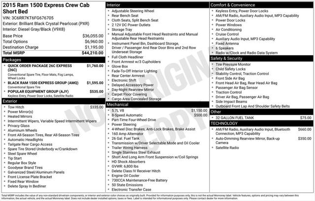 2015 RAM 1500 Express