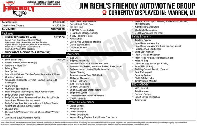 2023 Jeep Grand Cherokee L Laredo 4x4 2023 Jeep Grand Cherokee L Laredo 4x4