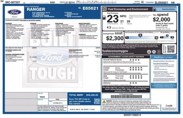 2025 Ford Ranger XL