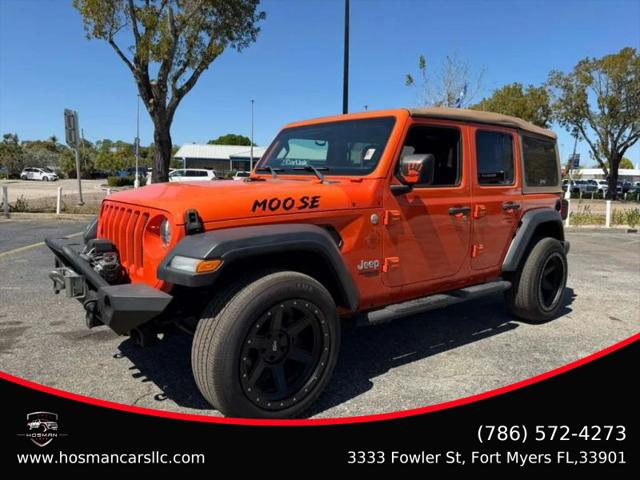 2018 Jeep Wrangler Unlimited Sport S 4x4 for sale in Fort Myers, FL