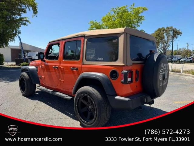 2018 Jeep Wrangler Unlimited Sport S 4x4