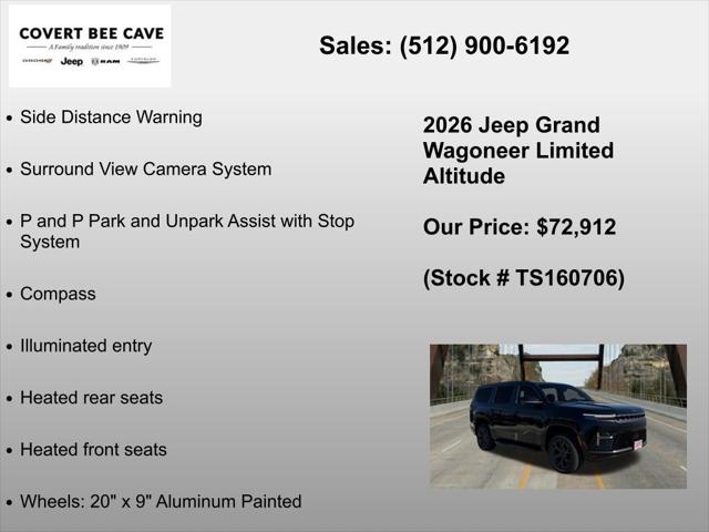2026 Jeep Grand Wagoneer Limited Altitude 4x4