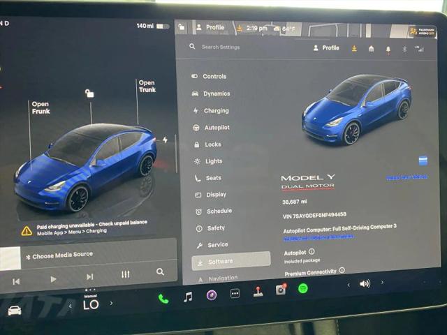 2022 Tesla Model Y Performance Dual Motor All-Wheel Drive