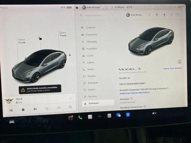 2021 Tesla Model 3 Standard Range Plus Rear-Wheel Drive
