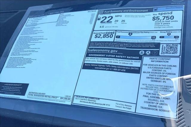 2026 Land Rover Range Rover Sport P360 SE
