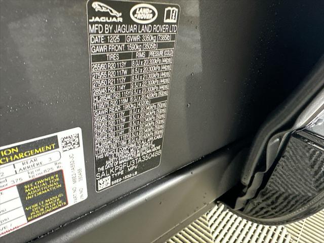 2026 Land Rover Range Rover P400 SE
