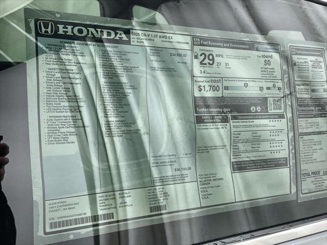 2026 Honda CR-V EX AWD